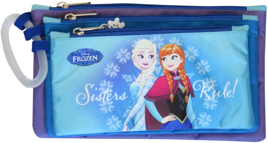 Butterfly Branded 3 Compartment Pencil Bag