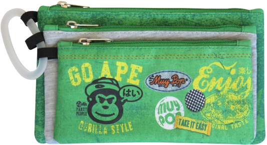 MUY Pop 3 Compartment Pencil Bag
