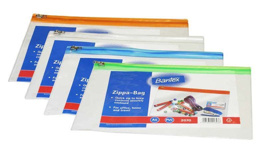 Bantex PVC Zippa Bag with Zip