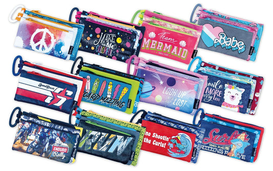 Butterfly Unbranded 3 Compartment Pencil Bag