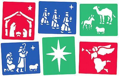 Christmas Stencil Set of 6