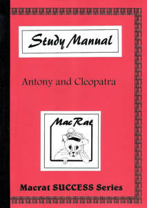 Antony and Cleopatra Study Guide