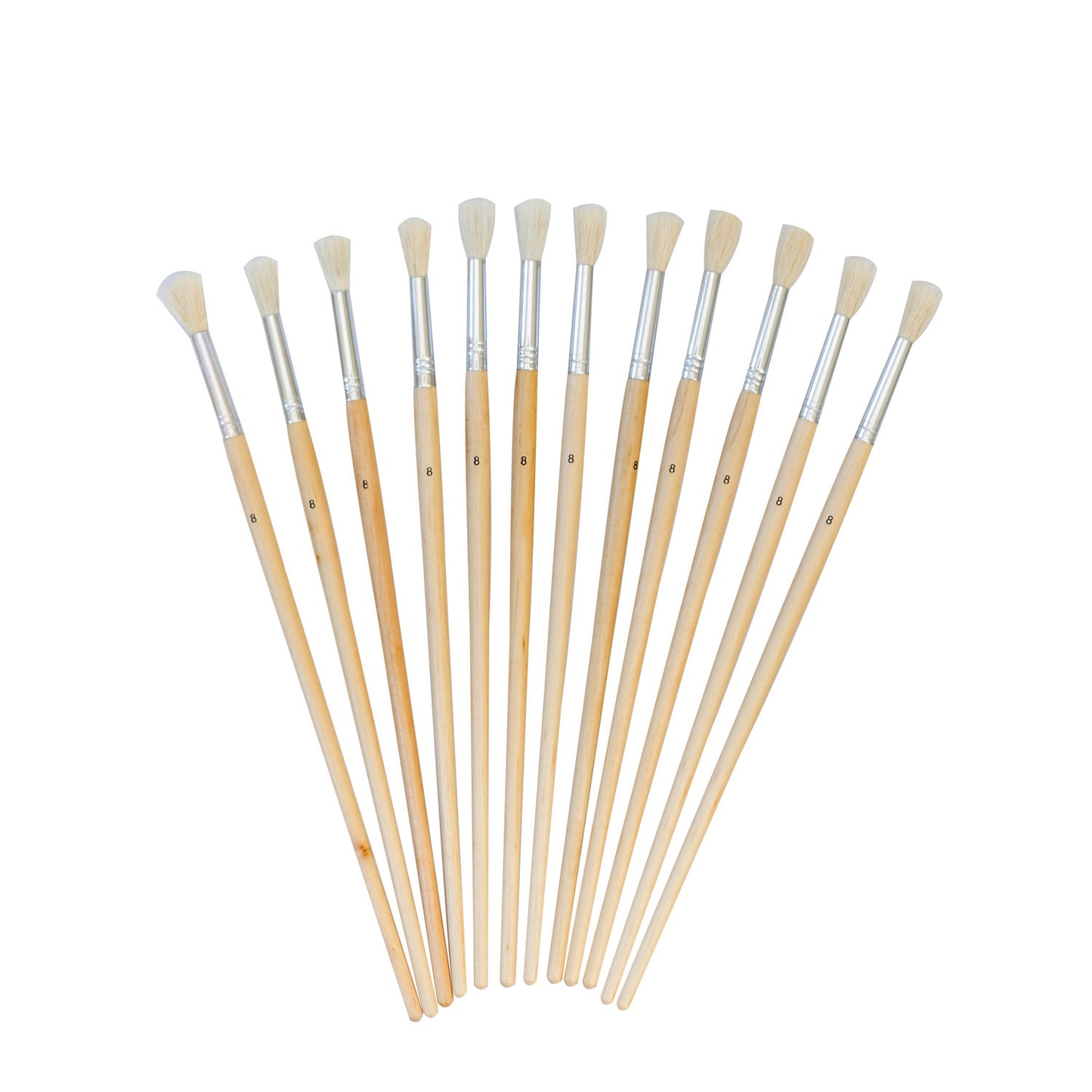 Trefoil Artist Round Long Handle Paint Brush