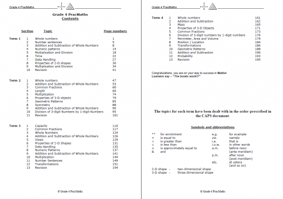 Prac Maths Grade 4