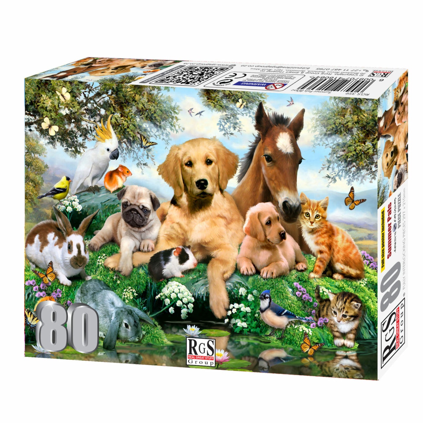 RGS 80 Piece Cardboard Puzzle