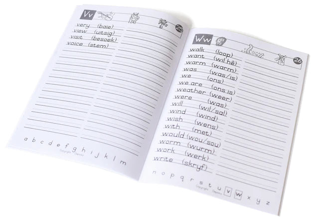 My Own English-Afrikaans Word Dictionary