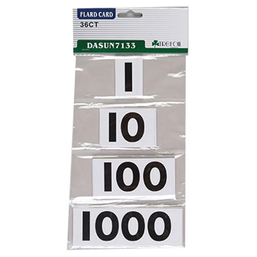Numerical Flard Card Set