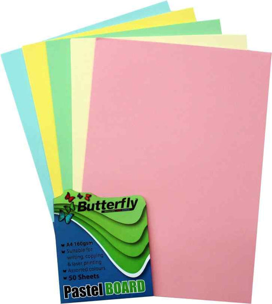 Butterfly A4 Pastel Board