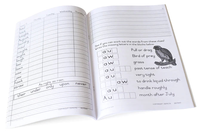 Phonics and Spelling Homework Book 3