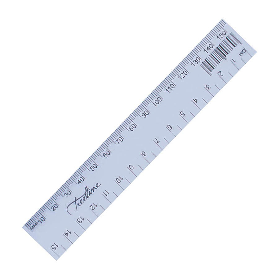 Treeline Easi-Rule Clear Ruler