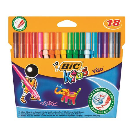 Bic Visa Felt Tip Pens