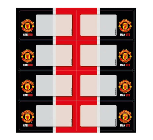 Manchester United Book Labels