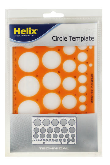 Helix Circle Template Stencil 32 Circle - 15cm