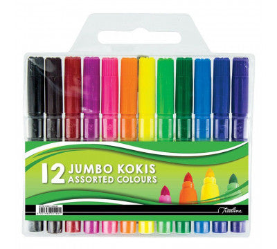 Treeline Jumbo Fibre Tip Pens 12's