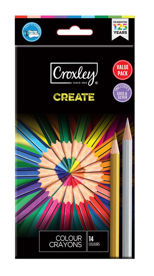 Croxley Create Wood Free Colouring Pencils