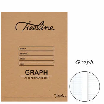 A4 36 Page Graph Book