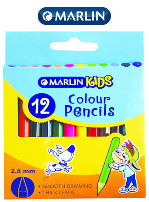 Marlin Kids Colouring Pencils