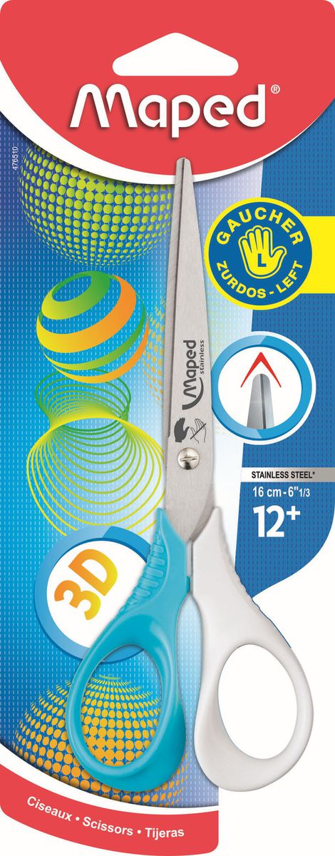 Maped 3D Left-Handed Scissor