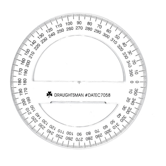 Trefoil Draughtsman Protractor