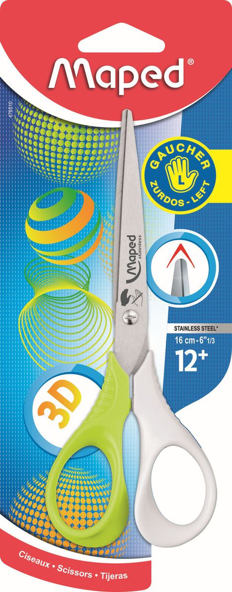 Maped 3D Left-Handed Scissor