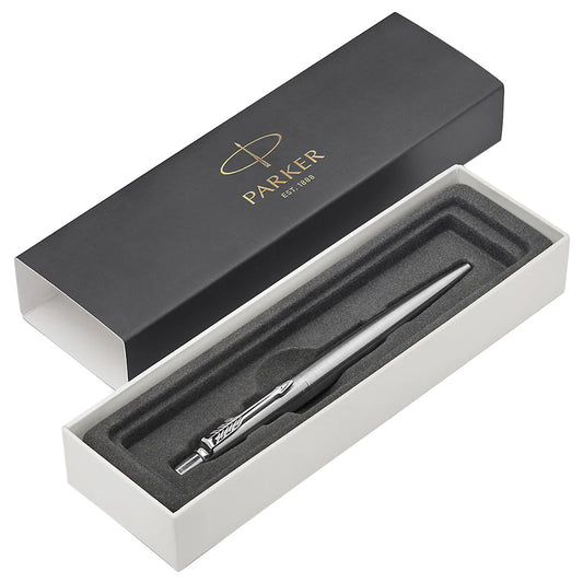 Parker Jotter Ball Pen Medium Nib Black Ink Gift Box