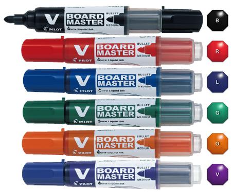 PILOT V Board Master Whiteboard Markers