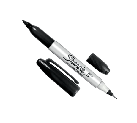 Sharpie Twin Tip Marker Black