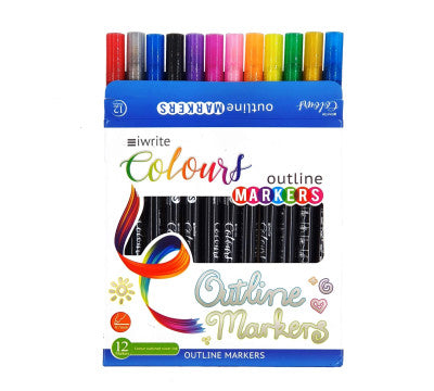 iWrite Colours Outline Markers