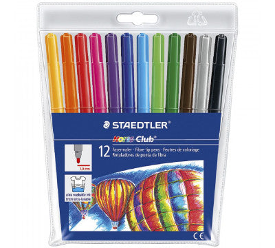 Staedtler Noris Club Fibre-Tip Koki Pens 12's