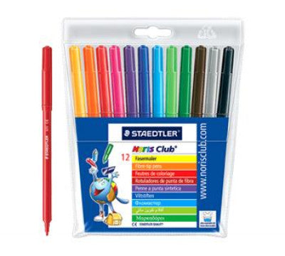 Staedtler Noris Club Fibre-Tip Koki Pens 12's