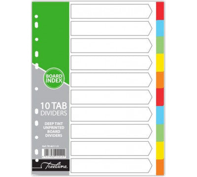 Treeline Board Unprinted File Divider