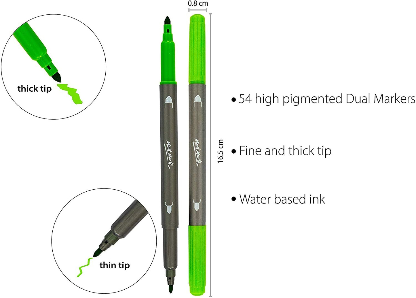 Mont Marte Discovery Dual Tip Markers