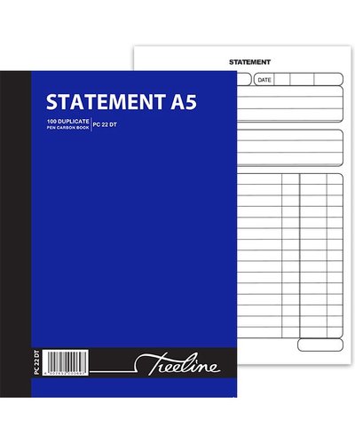 Treeline A5 Pen and Carbon Duplicate Books