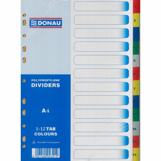 Donau PP Printed File Divider