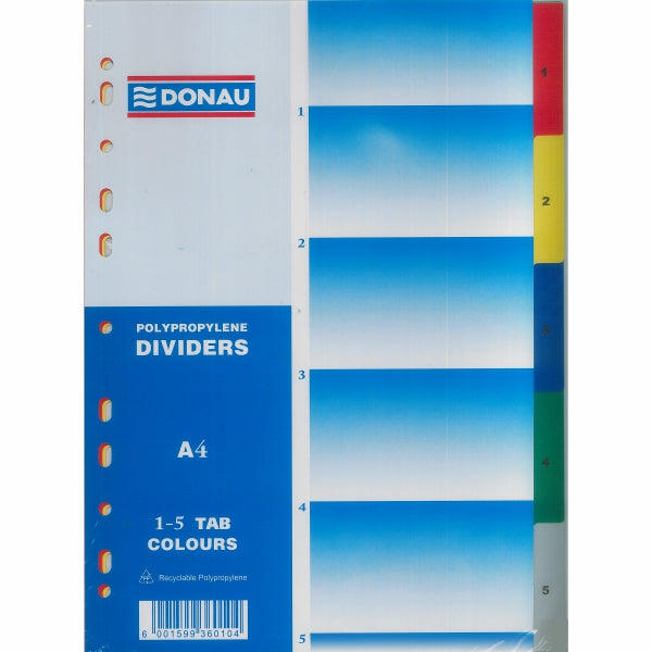 Donau PP Printed File Divider