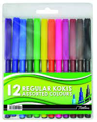 Treeline Fibre Tip Pens 12's