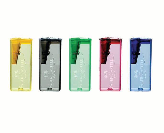 Faber-Castell Plastic sharpener with wastebox