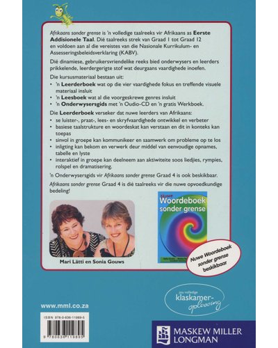 Afrikaans Sonder Grense Graad 4 Leerderboek