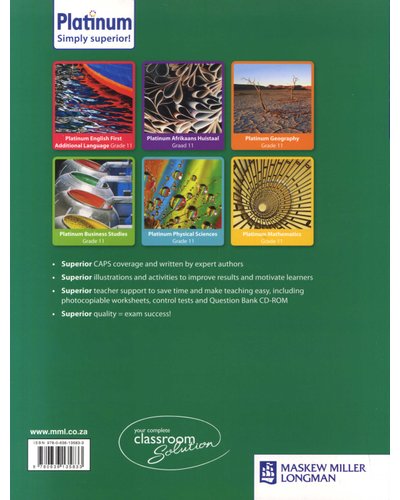 Platinum Mathematical Literacy Grade 11 Learner's Book