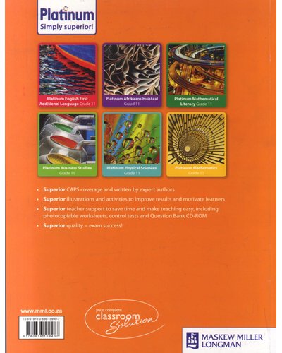 Platinum Geography Grade 11 Learner's Book