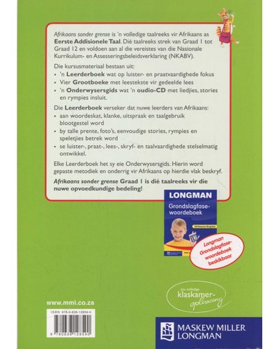 Afrikaans Sonder Grense Graad 1 Leerder Boek