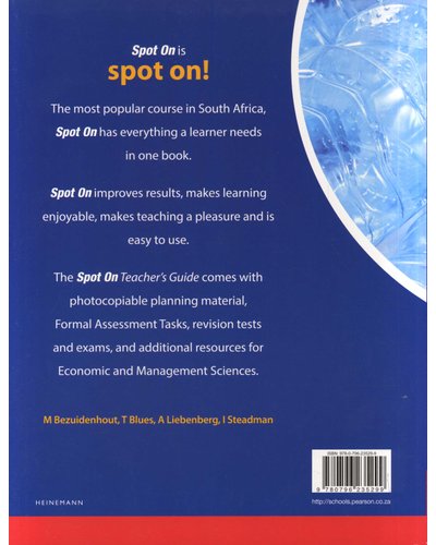 Spot On Economic and Management Sciences Grade 7 Learner's Book