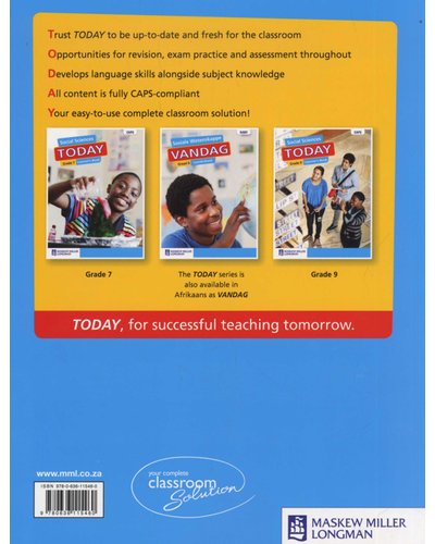 Social Sciences Today Grade 8 Learner's Book
