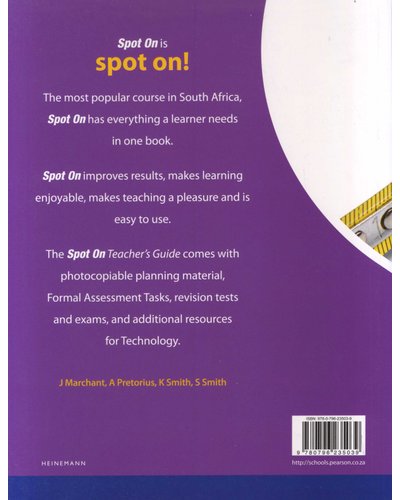 Spot On Technology Grade 8 Learner's Book