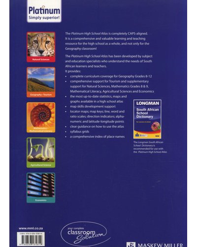 Platinum High School Atlas Grades 8 to 12