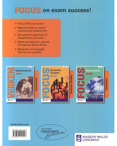 Focus History Grade 11 Learner's Book