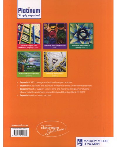 Platinum Geography Learner's Book Grade 12