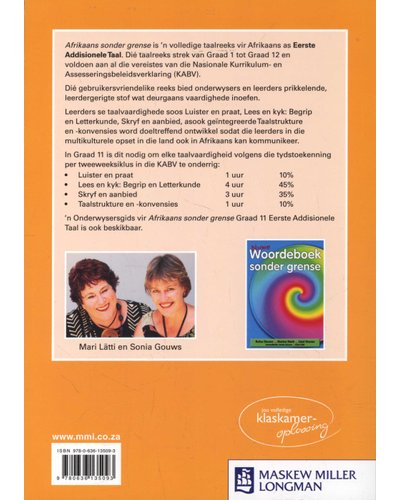 Afrikaans Sonder Grense Graad 11 Leerderboek