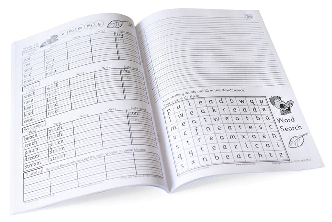 My Spelling Homework Book 2