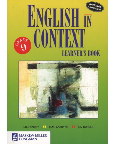 English In Context Grade 9 Learner's Book
